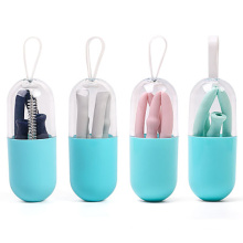 Attractive price new type portable disposable collapsible silicone drinking straw